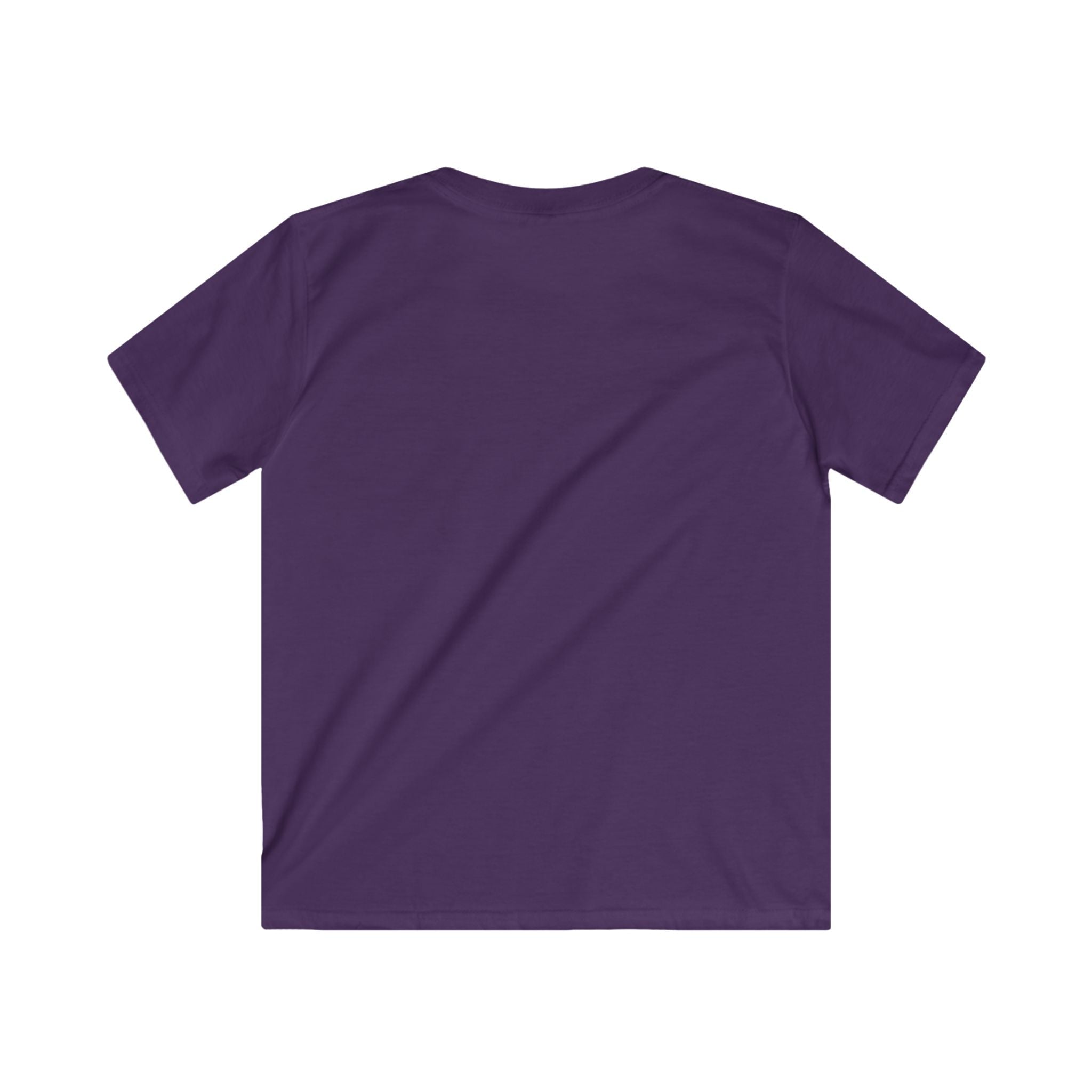 Kids Tee — Colorful Mushroom Candy Swirl Logo Shirt Printify