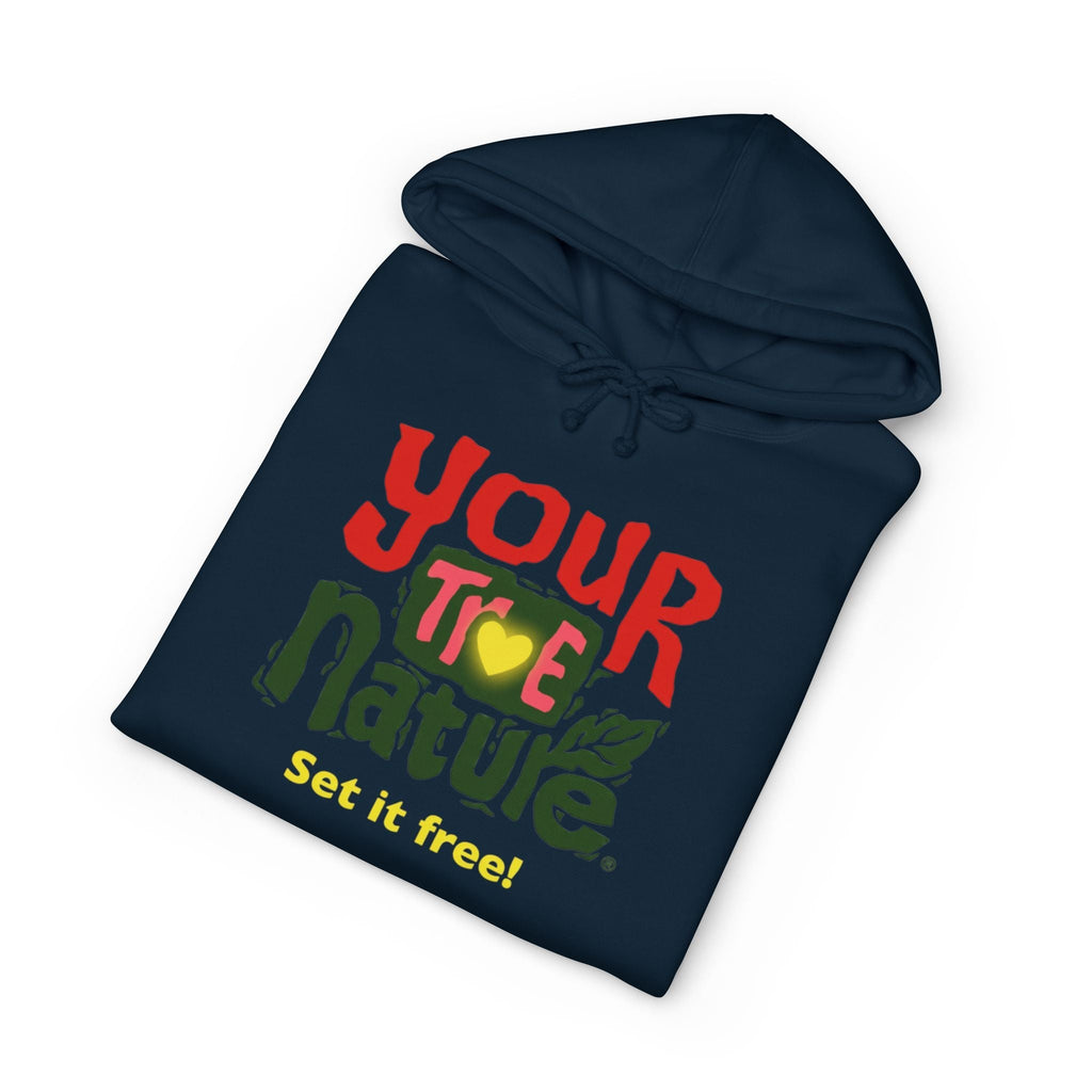 Hoodie — "Your True Nature" Graphic Hoodie, Set It Free Inspirational Pull‑Over Printify