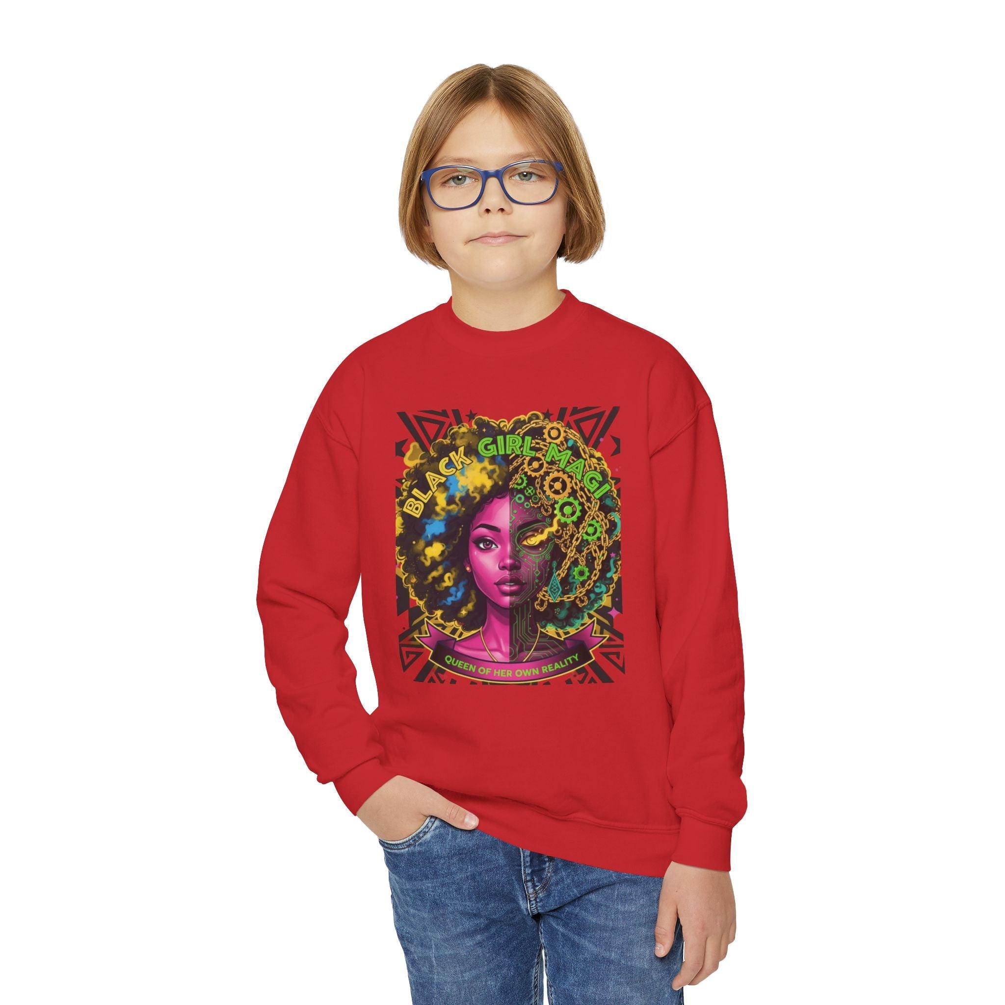 Youth Crewneck Sweatshirt Printify