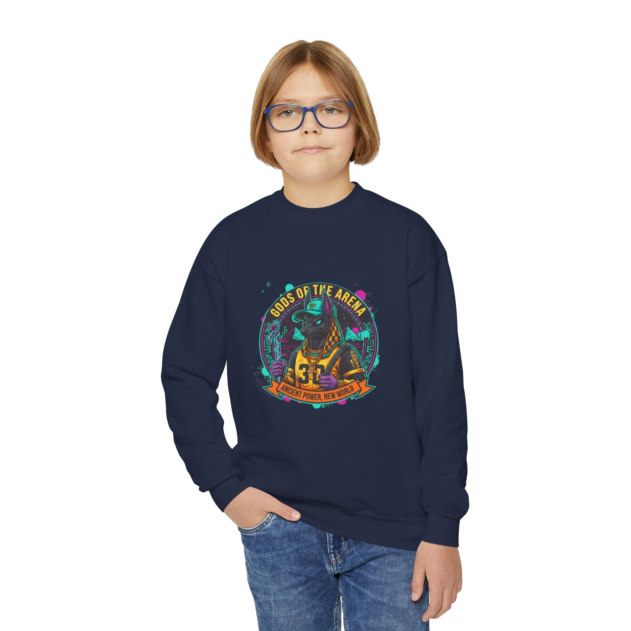 Youth Crewneck Sweatshirt Printify