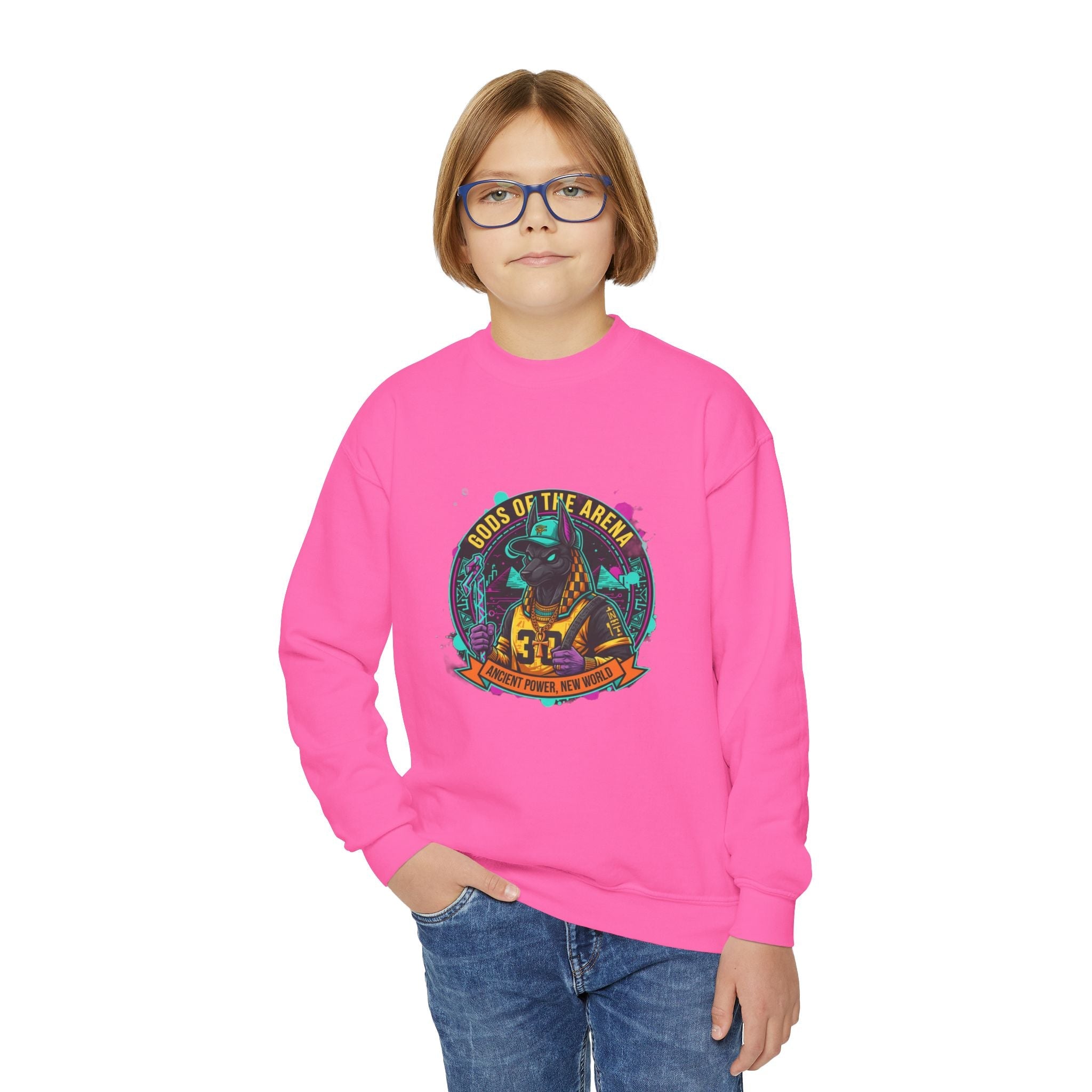 Youth Crewneck Sweatshirt Printify