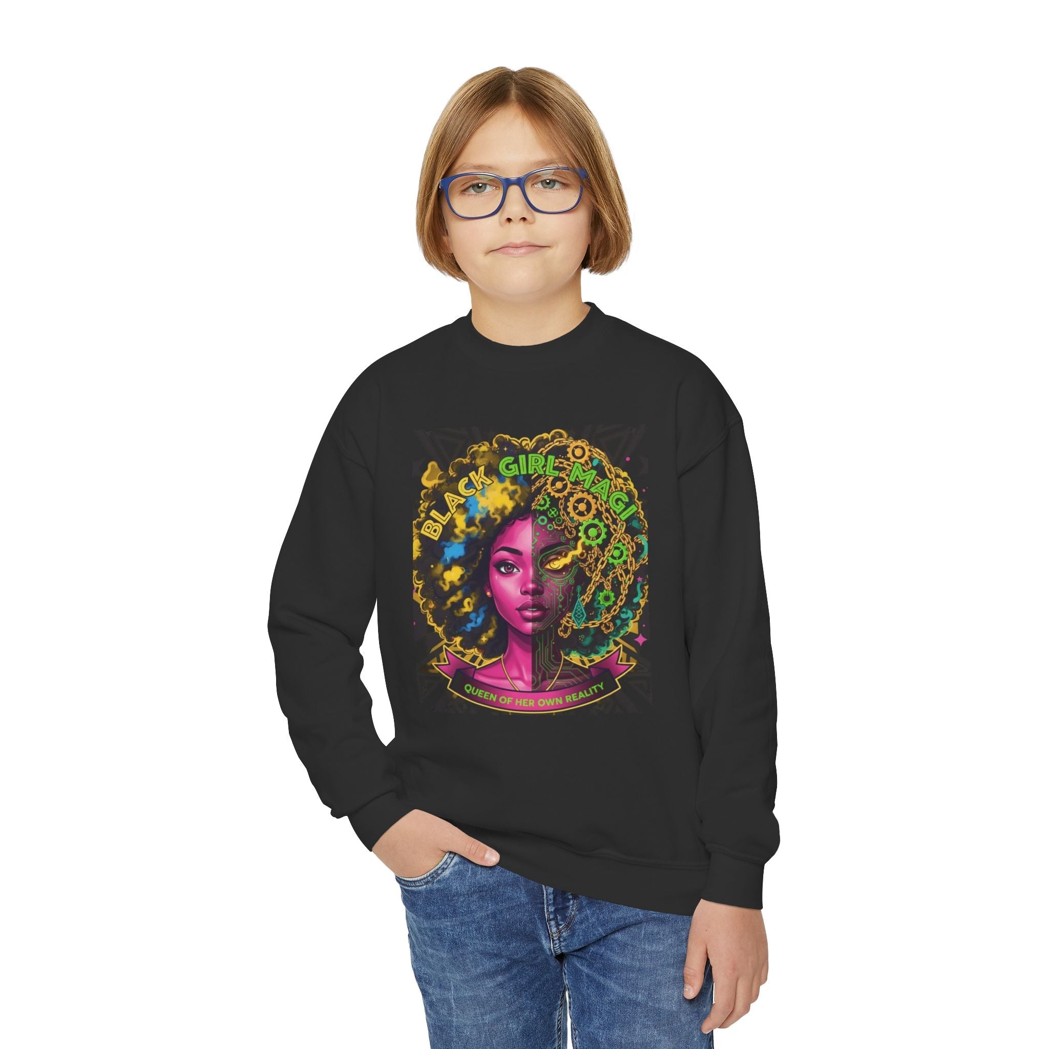 Youth Crewneck Sweatshirt Printify