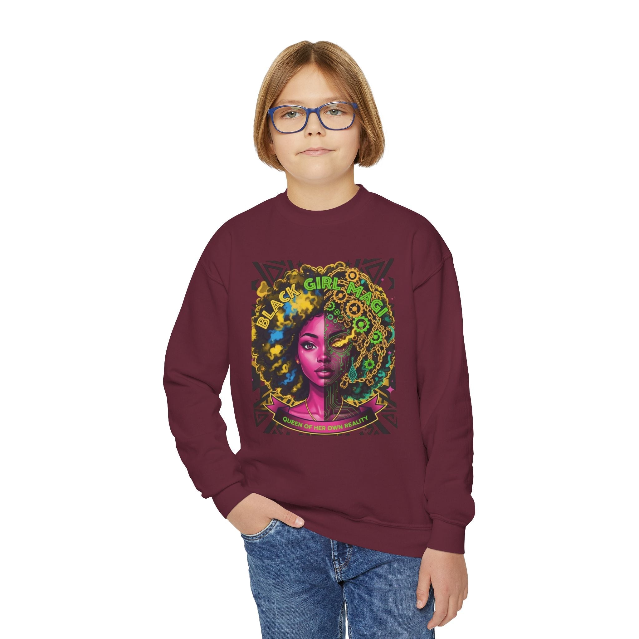 Youth Crewneck Sweatshirt Printify
