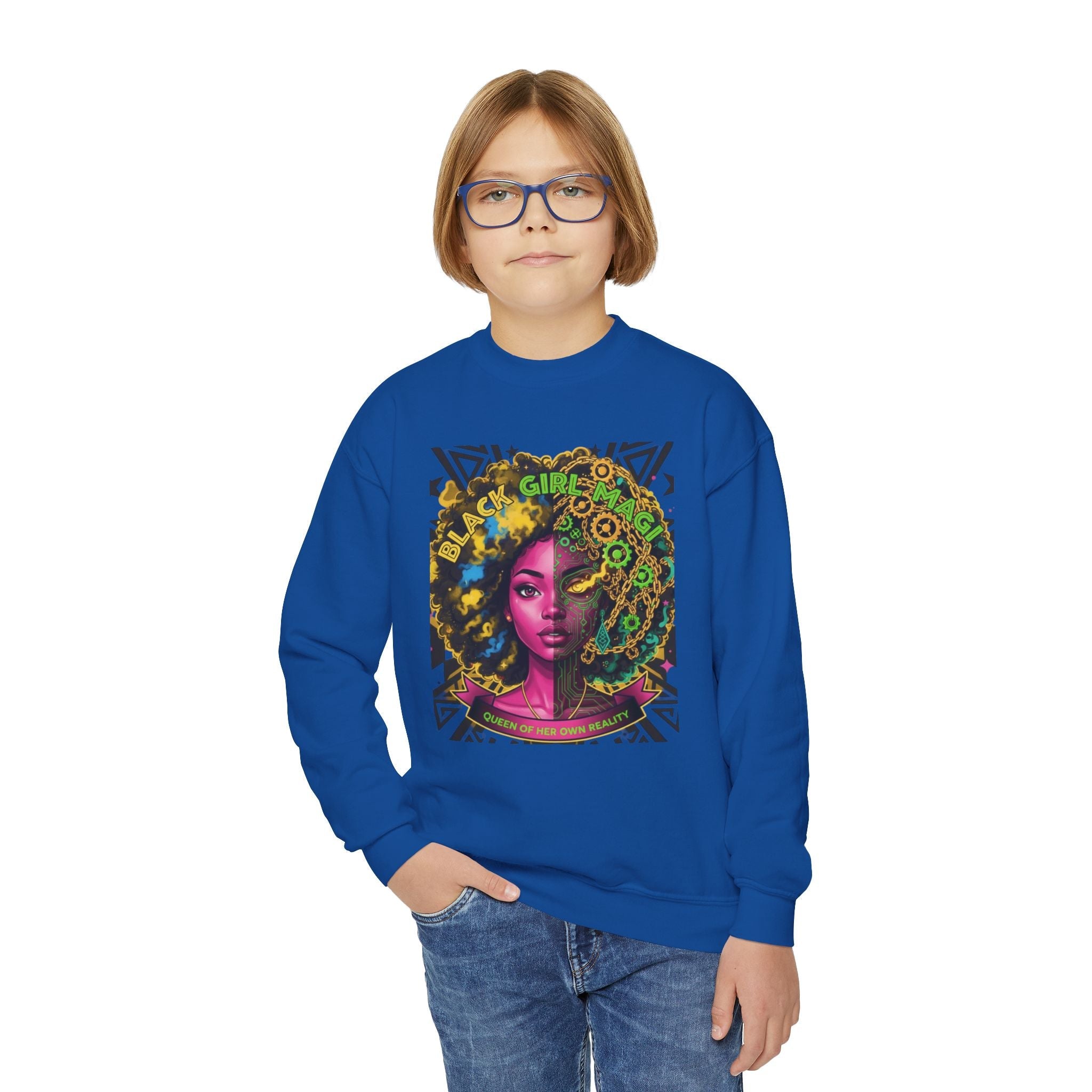 Youth Crewneck Sweatshirt Printify