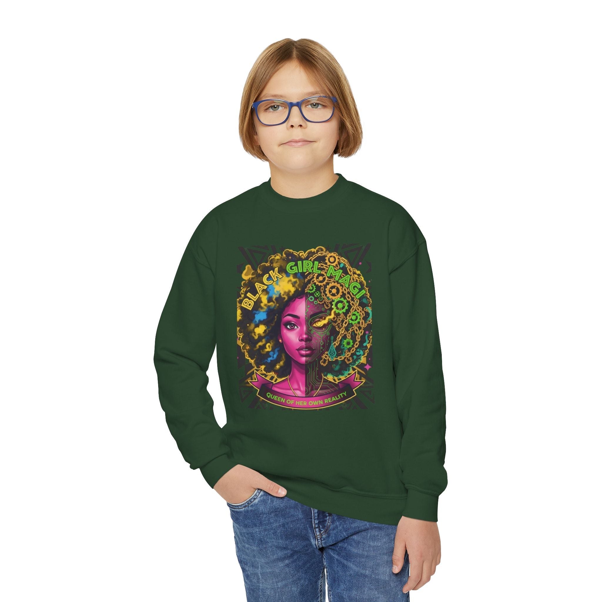 Youth Crewneck Sweatshirt Printify
