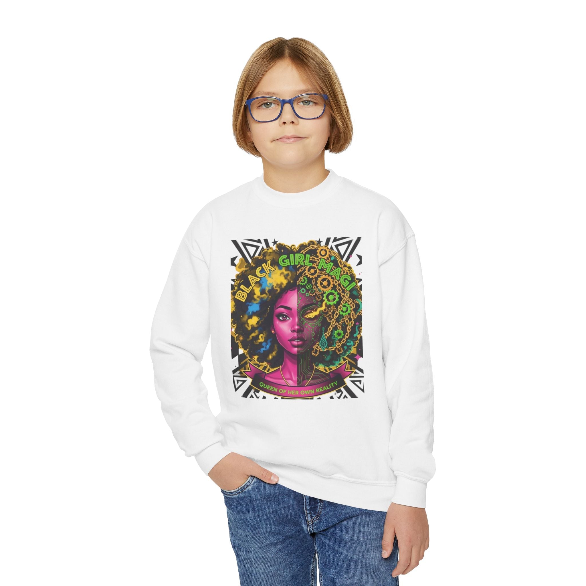 Youth Crewneck Sweatshirt Printify