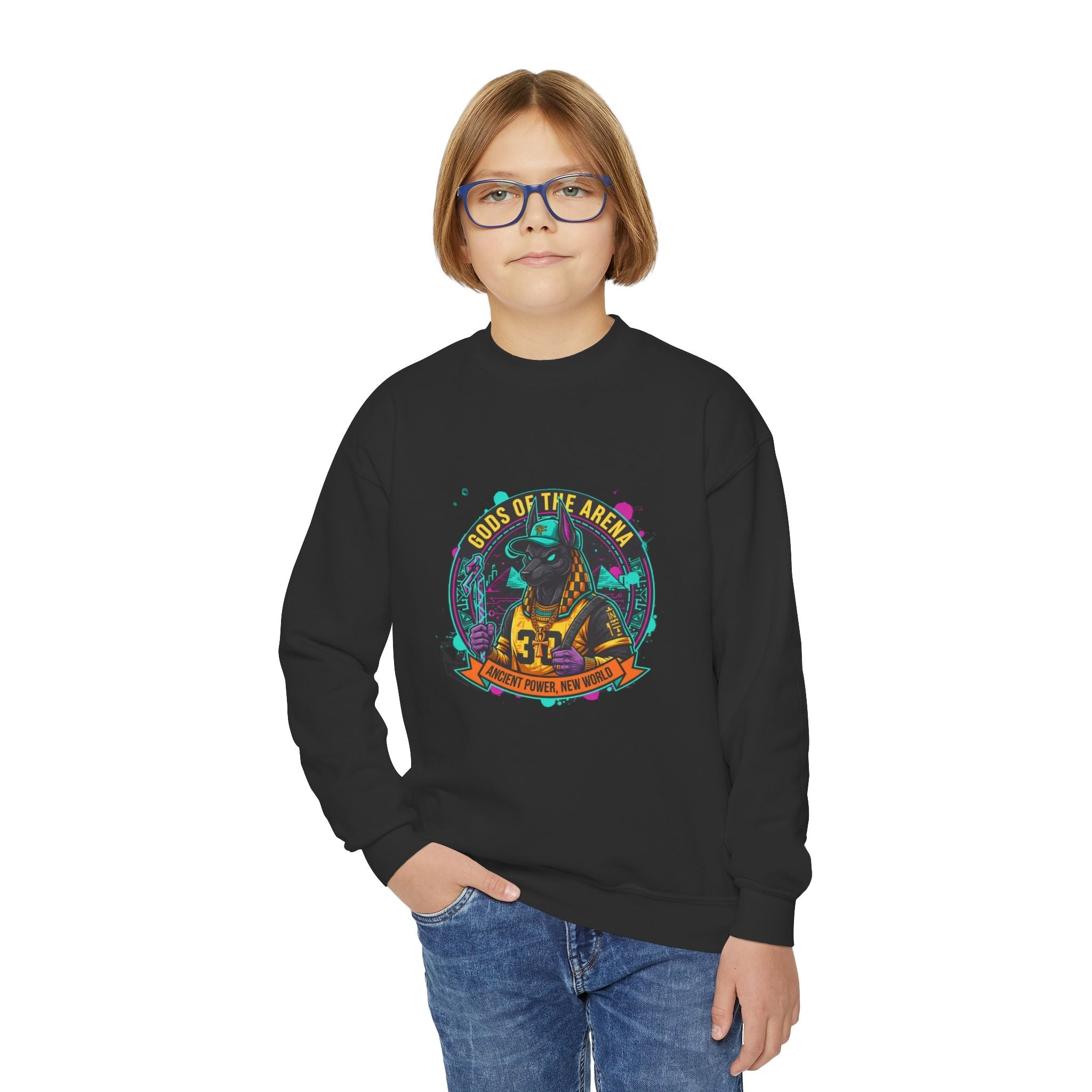 Youth Crewneck Sweatshirt Printify