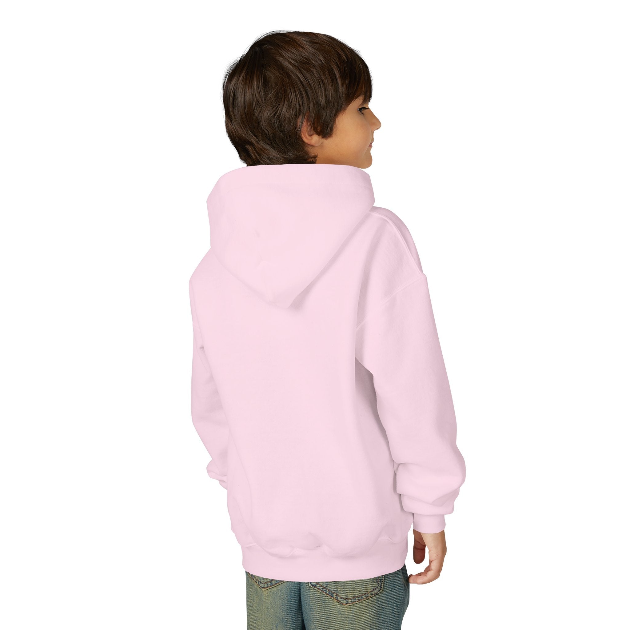 Youth Hoodie — «Gods of the Arcade» Retro Gamer Graphic Hooded Sweatshirt Printify