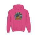 Youth Hoodie — «Gods of the Arcade» Retro Gamer Graphic Hooded Sweatshirt Printify