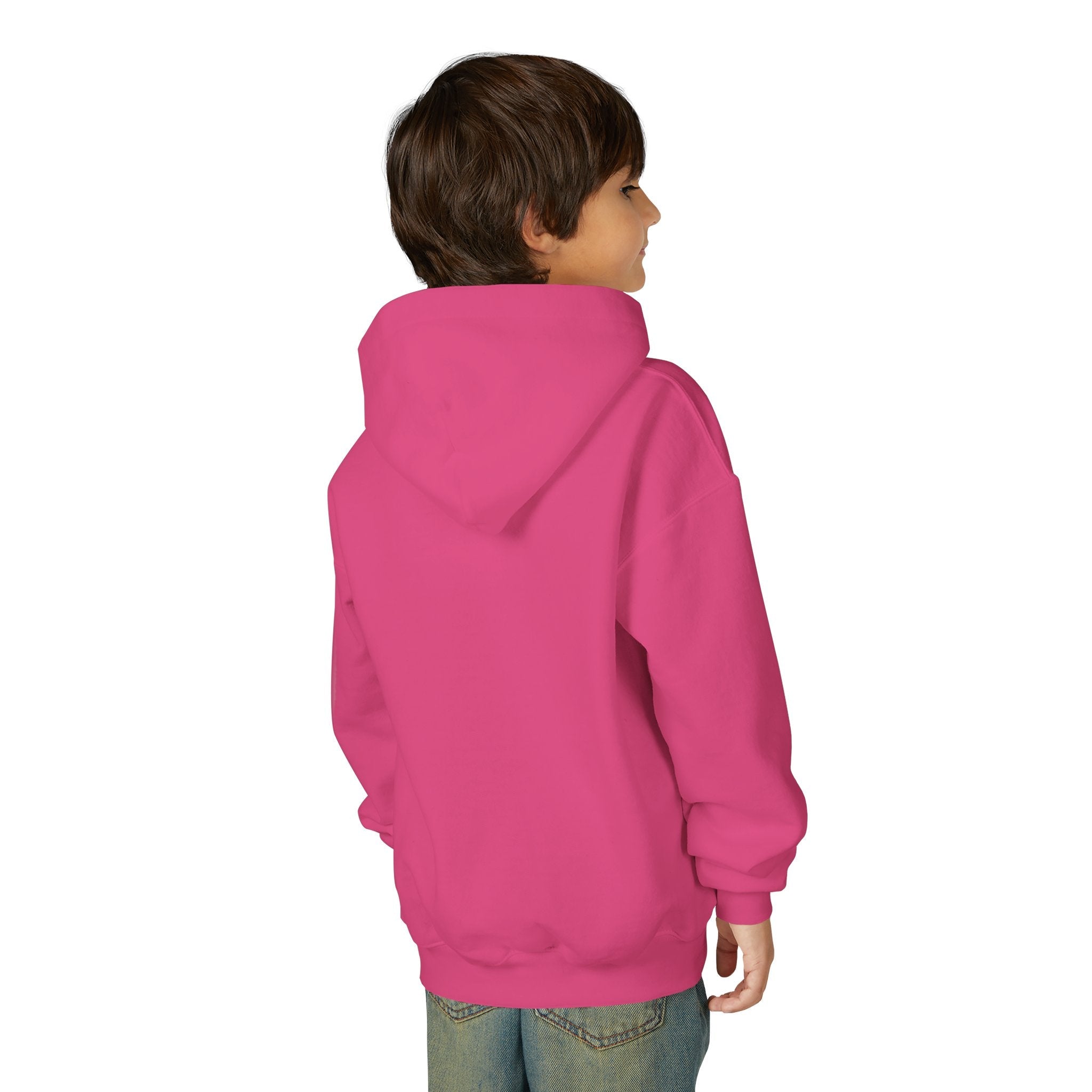 Youth Hoodie — «Gods of the Arcade» Retro Gamer Graphic Hooded Sweatshirt Printify