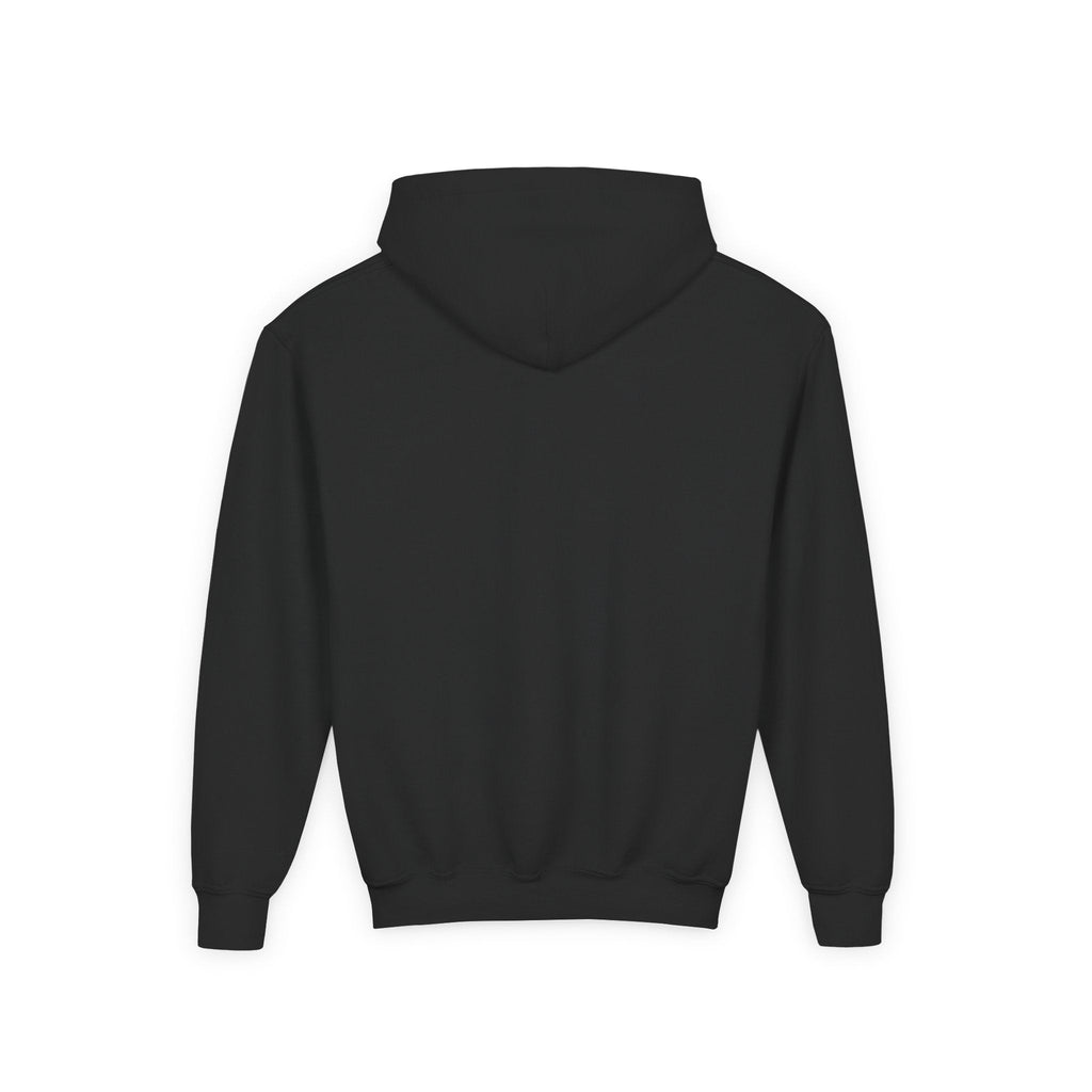 Youth Hoodie — «Gods of the Arcade» Retro Gamer Graphic Hooded Sweatshirt Printify