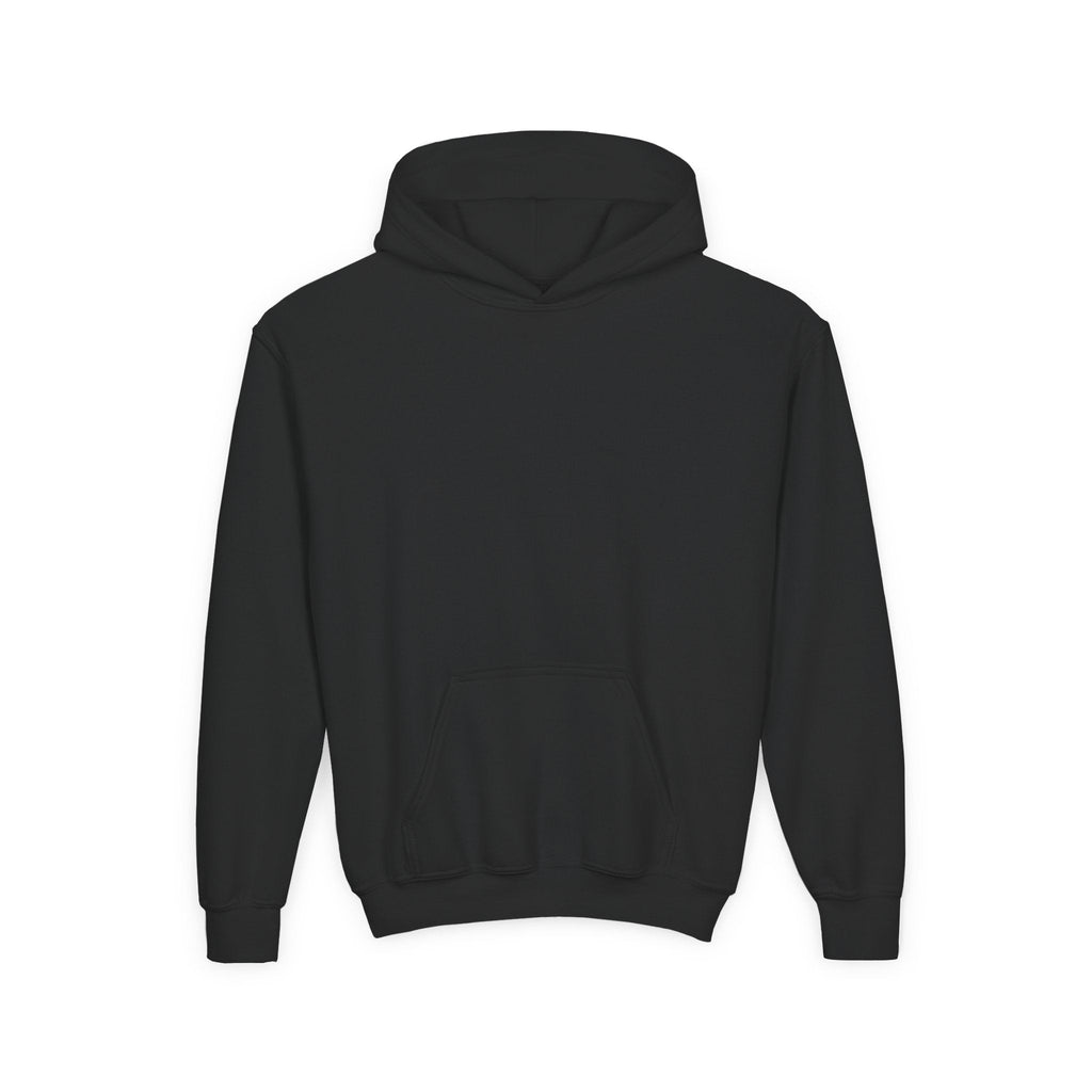 Youth Hoodie — "Play in the Shadows" Blue Fantasy Wolves Graphic Printify