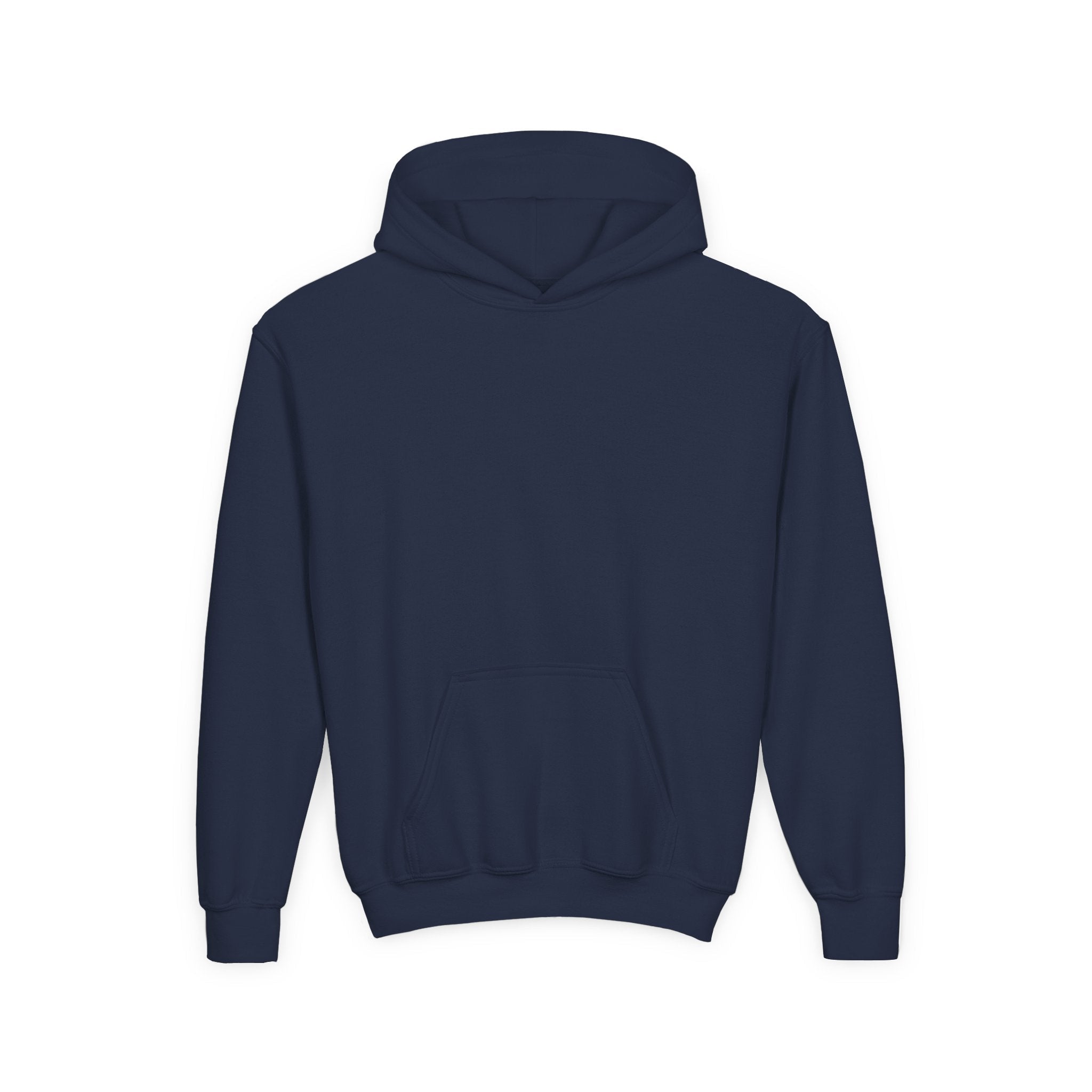Youth Hoodie — "Play in the Shadows" Blue Fantasy Wolves Graphic Printify