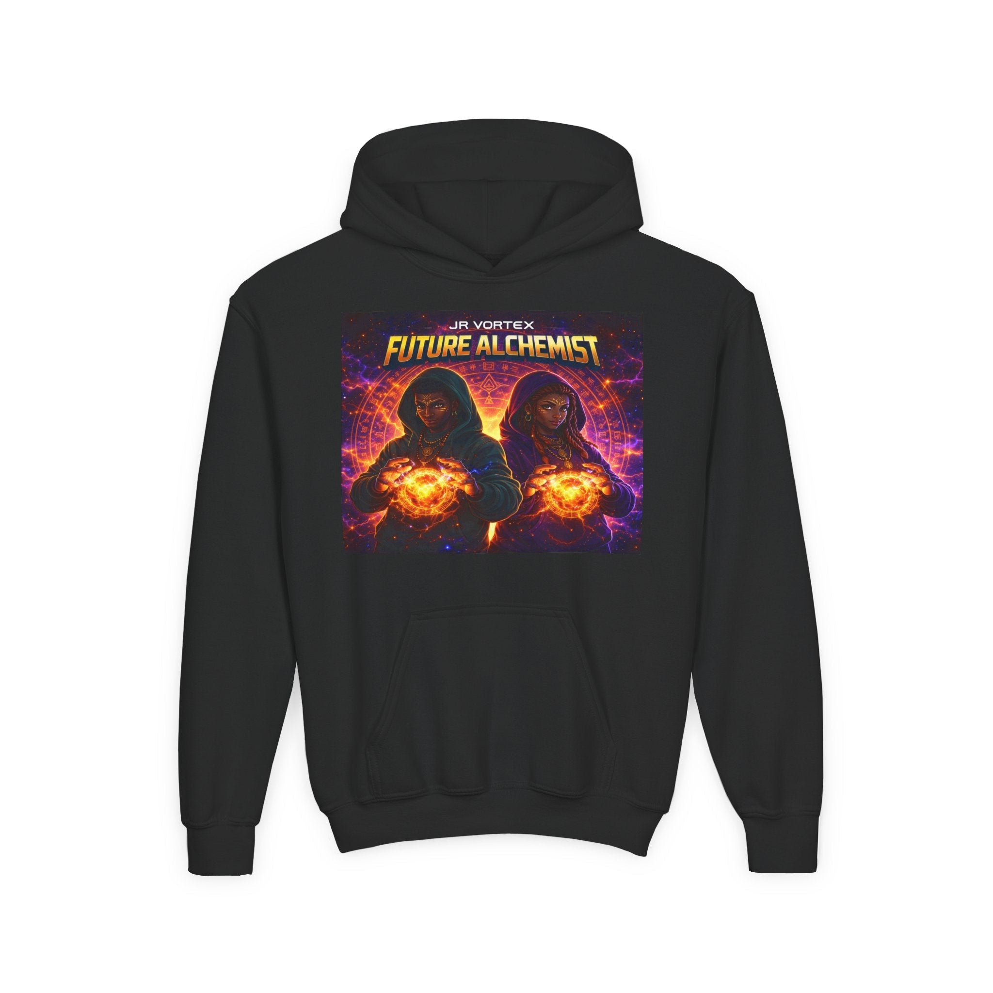 Youth Hoodie — Vortex Future Alchemist Graphic Printify