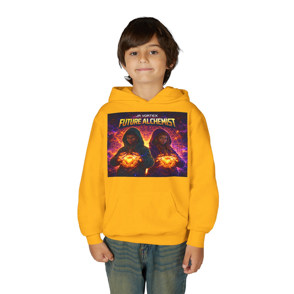 Youth Hoodie — Vortex Future Alchemist Graphic Printify