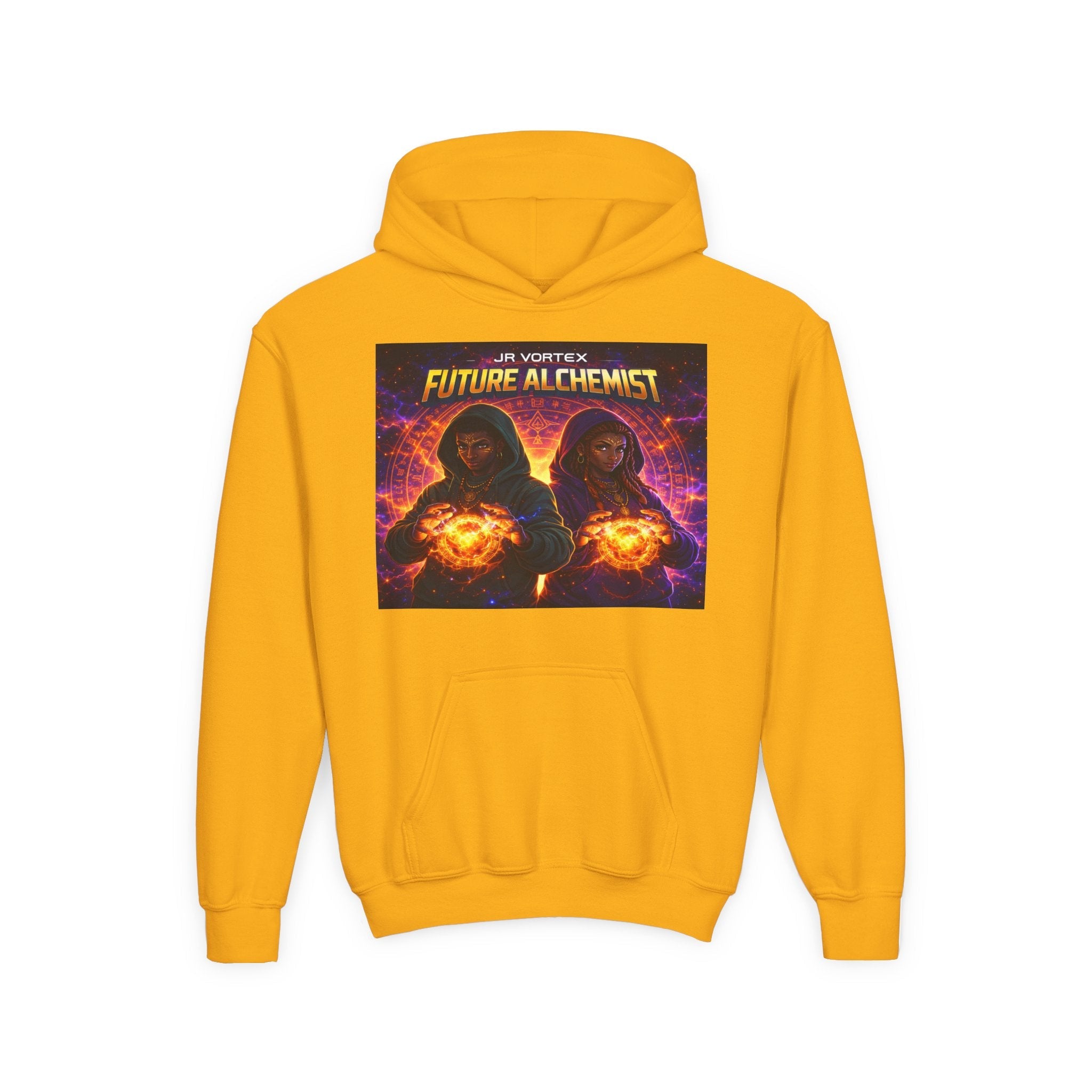 Youth Hoodie — Vortex Future Alchemist Graphic Printify